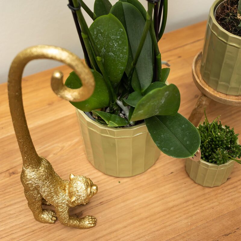 Ornament Monkey Long Tail - Goud